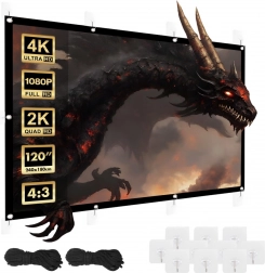 Ecran de proiecție 120 inch 4:3