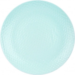 Farfurie desert din ceramică Relief 21 cm, verde pastel