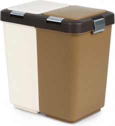 Coș din plastic pentru deșeuri reciclabile 2×10 l ORION