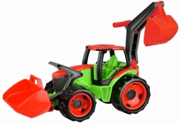 Lena tractor cu cupă și excavator – verde-roșu