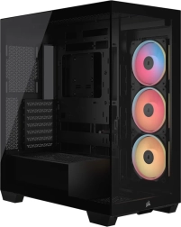 Carcasă PC Mid‑Tower 3500X LXR LINK TG, neagră