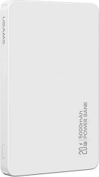 power bank wireless 5000 mAh 20 W cu MagSafe magnetic și PD, albă