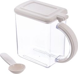Cutie de bucătărie pentru alimente vrac 550 ml cu capac și linguriță