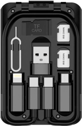 Suport multifuncțional și adaptor pentru carduri SIM Budi