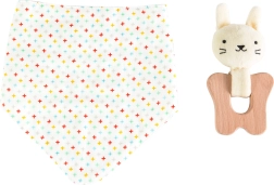 Petit Collage Set Iepuraș Zornăitoare și Bavetă