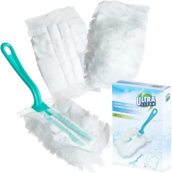 Pernă antistatică de șters praful cu capete interschimbabile 28 cm, set 4 piese
