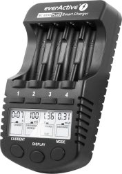 Încărcător inteligent pentru baterii AA/AAA EVERACTIVE