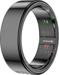 Inel inteligent COLMI R12 cu ecran LED (negru, mărimea 13)