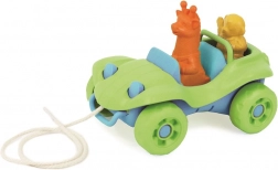 Vehicul de tractare verde de la Green Toys