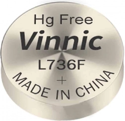 Baterie alcalină tip pastilă Vinnic 1,5 V