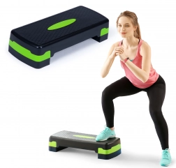 Platformă de step fitness cu înălțime reglabilă 2 niveluri