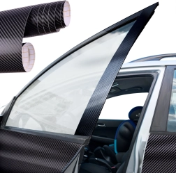 Folie carbon autoadezivă 4D neagră 1,52 × 30 m