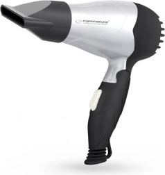 Uscător de păr argintiu-negru