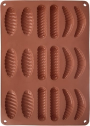 Formă din silicon pentru biscuiți și praline, maro 33 × 24,5 × 1 cm