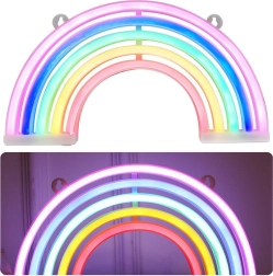Lămpiță decorativă LED Neon Curcubeu