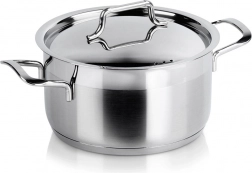 oală din inox cu capac Anett 18 cm, 2,3 l