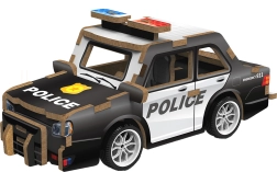 Puzzle 3D de mașină de poliție din lemn