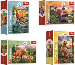 Minipuzzle Dinozauri cu 54 de piese