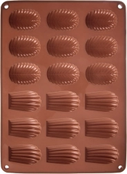 Formă din silicon pentru biscuiți și praline 34 × 25 × 1 cm, maro