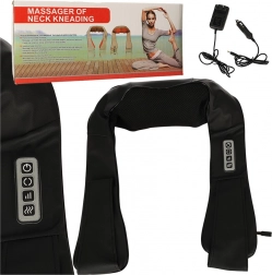 Guler de masaj Shiatsu cu încălzire pentru gât, umeri și spate