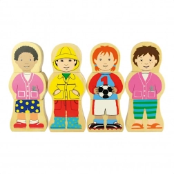 Bigjigs Toys puzzle magnetic din lemn – naționalități