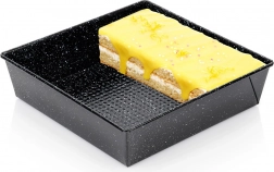 Formă pătrată din granit pentru copt 24 × 24 × 6 cm