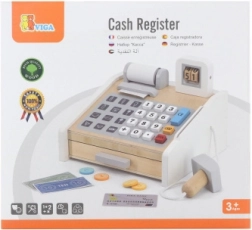 VIGA casieră din lemn gri-albă