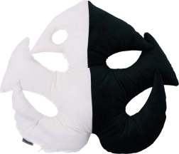 Pernă decorativă din pluș în formă de frunză – Tip 2