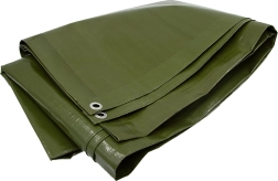 Prelată cu ochiuri verde 4 × 6 m 200 g/m²