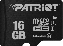 Card de memorie Patriot microSDHC 16GB LX Series