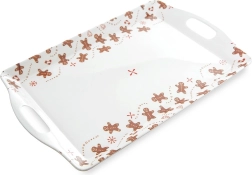 Tavă de servire cu motiv turtă dulce 37,5 × 23 cm