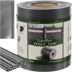 Bandă de gard gri Gardlov 19cmx35m