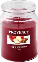Lumânare parfumată în pahar măr și scorțișoară PROVENCE 95 de ore