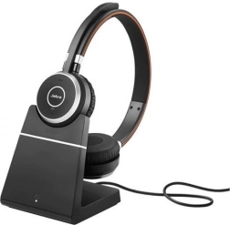 Jabra Evolve 65 Stereo cu suport de încărcare și adaptor USB
