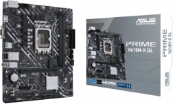Asus PRIME H610M-K D4 – placă de bază microATX LGA 1700 cu DDR4, PCIe 4.0 și M.2