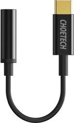 Adaptor Choetech AUX003 Adaptor USB-C la jack audio de 3,5 mm (negru)