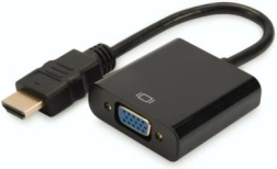 DIGITUS adaptor HDMI la VGA cu audio de 3,5 mm, 1080p