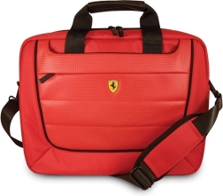 Geantă pentru laptop Ferrari Scuderia 16″ roșie