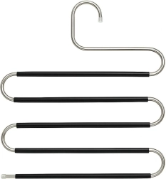 Umeraș antiderapant pentru pantaloni în formă de S, 5 niveluri