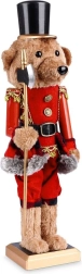 Figurină de Crăciun ursuleț 39 cm