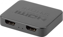 Splitter HDMI 1×2 4K cu alimentare USB‑C – negru