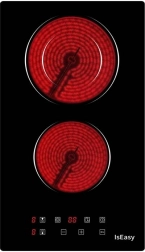 isEasy plită ceramică electrică cu două zone
