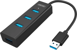 Hub 4x USB 3.0 cu suport BC1.2, negru