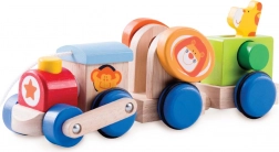 Trenuleț safari din lemn