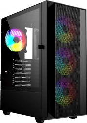 Carcasă PC midi tower Fornax 4000 ARGB neagră