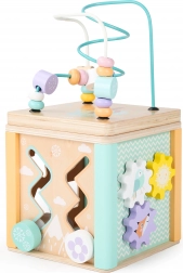 Cub educațional din lemn Ecotoys