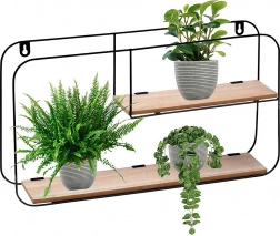 Raft metalic de perete 52 × 10,5 × 29 cm