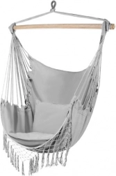 Fotoliu brazilian suspendat cu perne Gardlov – Gri