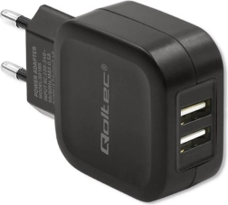 Încărcător de rețea Qoltec 17W 2xUSB