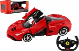 Mașină cu telecomandă FERRARI LAFERRARI 1:14 cu uși funcționale, 2,4 GHz, RASTAR, roșie